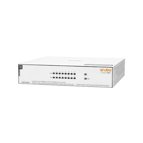 HPE Aruba 1430 8 Port PoE Unmanaged Switch